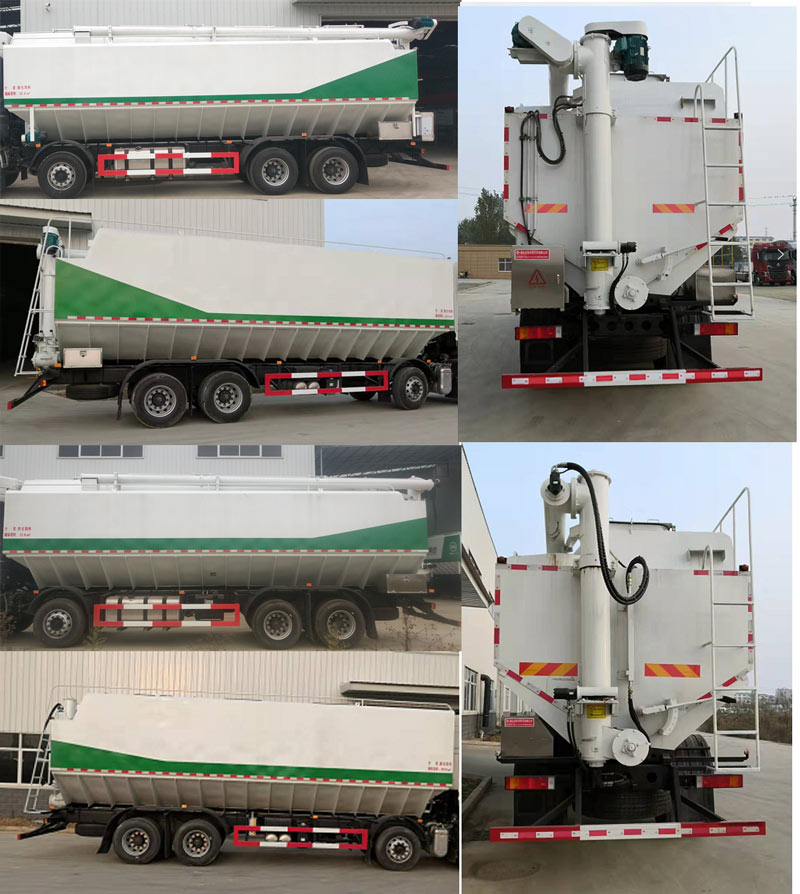 龍牧雙星牌LMX5310ZSLDF6型散裝飼料運輸車