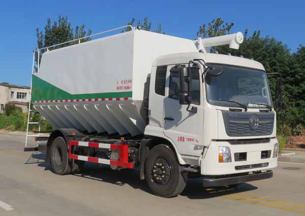 龍牧雙星牌LMX5182ZSLDF6型散裝飼料運(yùn)輸車(chē)
