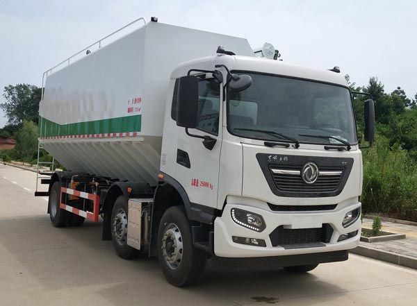 龍牧雙星牌LMX5250ZSLEX6型散裝飼料運(yùn)輸車(chē)